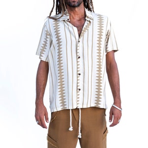 SHIRT DHOBI,Men shirt,tribal shirt,ethnic shirt,boho shirt,short sleeve shirt,embroidery shirt image 2