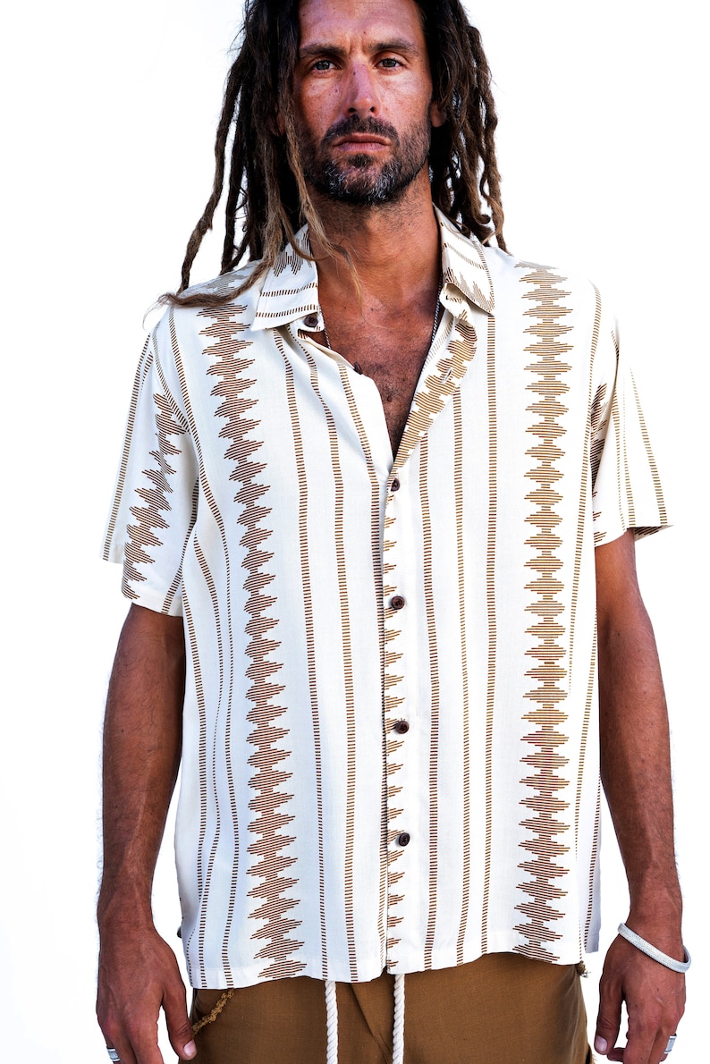 SHIRT DHOBI,Men shirt,tribal shirt,ethnic shirt,boho shirt,short sleeve shirt,embroidery shirt image 3