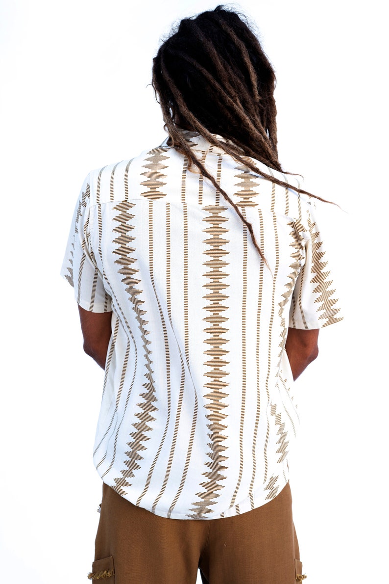 SHIRT DHOBI,Men shirt,tribal shirt,ethnic shirt,boho shirt,short sleeve shirt,embroidery shirt image 4