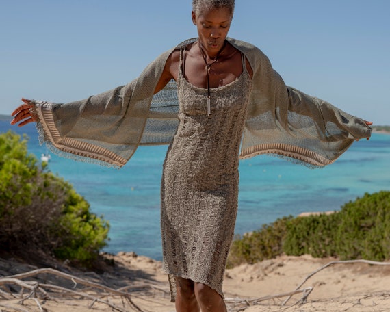 Boho knit dress 2025