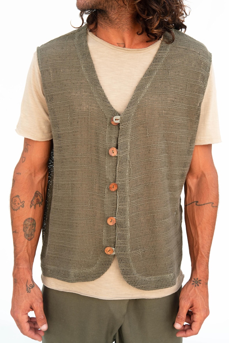 HANOI Vest,boho Chic Men Vest,men’s Cotton Vest,handloom Men’s Vest ...