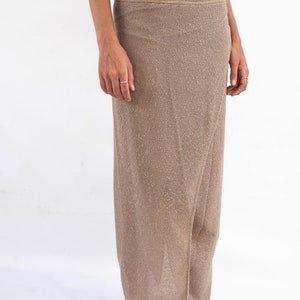 LUA LONG SKIRT,long skirt,boho skirt,elegant skirt,sarong skirt,hemp skirt,skirt,high waist skirt,low waist skirt,natural fabrics,earthtones image 7