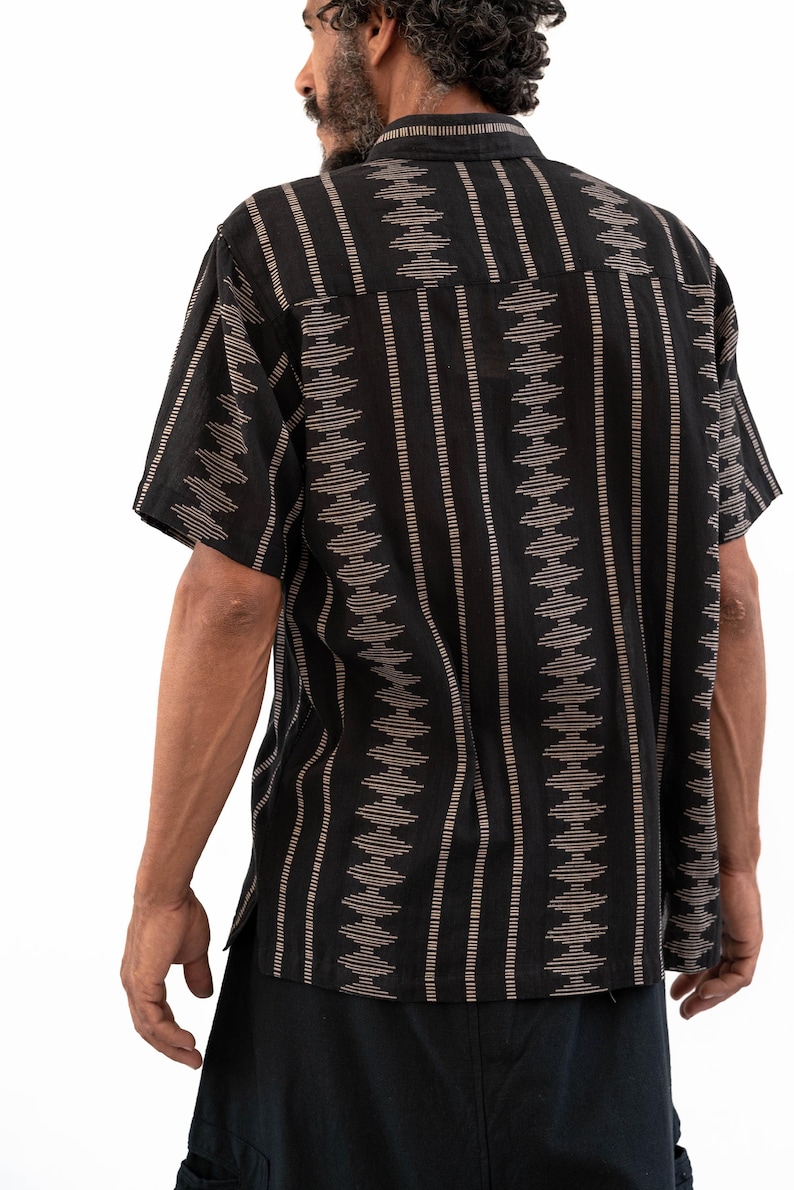 SHIRT DHOBI,Men shirt,tribal shirt,ethnic shirt,boho shirt,short sleeve shirt,embroidery shirt image 10
