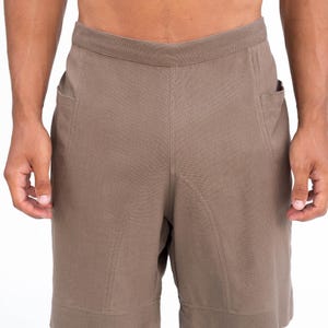 ELASTIK SHORTS,pantalon tribal corto,bermuda étnica,bermuda boho,bermudas tejidos naturales,bermuda yute,bermudas tiro bajo,ropa tribal imagen 8