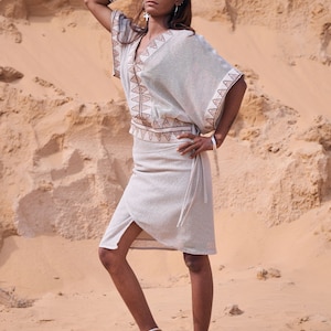 LUA SHORT SKIRT,short skirt,boho skirt,elegant skirt,sarong skirt,hemp skirt,skirt,high or low waist skirt,natural fabrics,earthtones