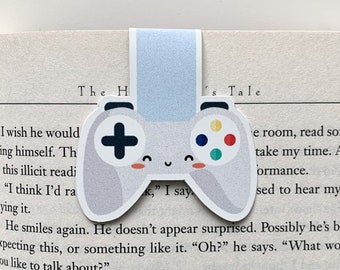 Segnalibro magnetico controller di videogiochi, regalo amante del libro, segnalibro per bambini, regalo per lei, regalo di studio, regalo per ragazza, regalo per teenager