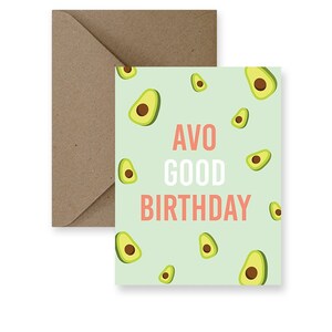 Cartão de aniversário engraçado para um amigo Cartão de aniversário engraçado para ele Cartão de aniversário fofo para ela Cartão de aniversário fofo para namorado presentes de abacate