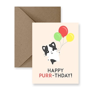Cartão de aniversário fofo para amigo Cartão de aniversário fofo para ele Cartão de aniversário fofo para ela Cartão de aniversário fofo para namorado cartão de aniversário de gatinho