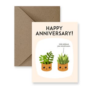 Divertida tarjeta de aniversario para esposo Divertida tarjeta de aniversario para novio Divertida tarjeta de aniversario para novia Regalos de aniversario para hombres