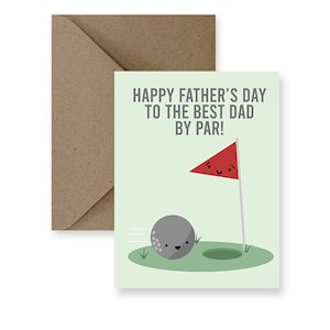 Tarjeta divertida del día del padre Tarjeta genial para el día del padre Tarjeta de juego de palabras para papá Tarjeta del día del padre Tarjeta divertida hecha a mano para papá Regalo del día del padre