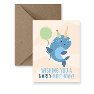 Narly Cumpleaños / Linda tarjeta de cumpleaños para un amigo Linda tarjeta de cumpleaños para él Linda tarjeta de cumpleaños para ella Linda tarjeta de cumpleaños para su novio