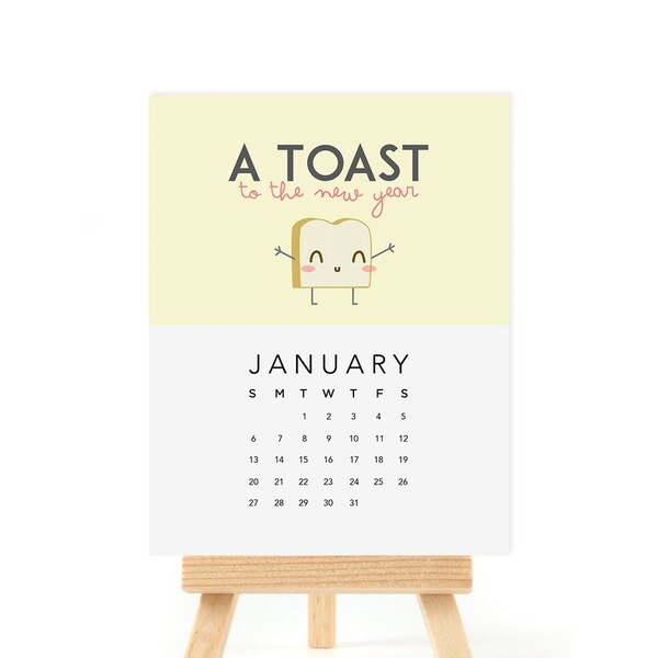 Pun Calendar Etsy