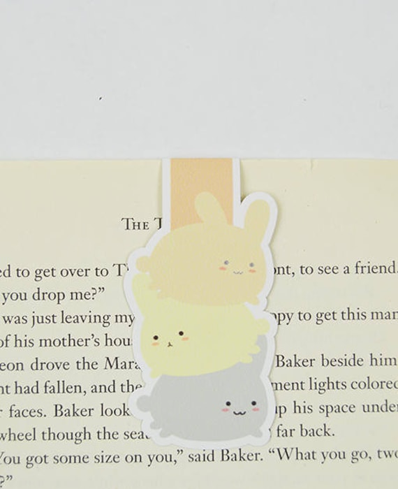 Bunny Magnetic Bookmark Book Lover Gift Bookmark For Kids Gift For Her Gift For Kid Gift For Booklovers Gift For Girl Gift For Teen