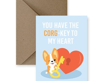 Cute Love Card for Boyfriend Funny Love Cards for Him Pun Love | Etsy