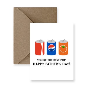 Grappige Vaderdag kaart cool kaart voor vaderdag pun kaart voor vader vader vader dag kaart handgemaakte grappige kaart voor vader vaders dag cadeau