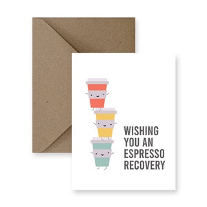 Funny Get Well Card Get Well Soon Card Feel Better Pun Card Get Better Card Obtenez un meilleur cadeau Get Well Gift Funny Sympathy Card Sick Card