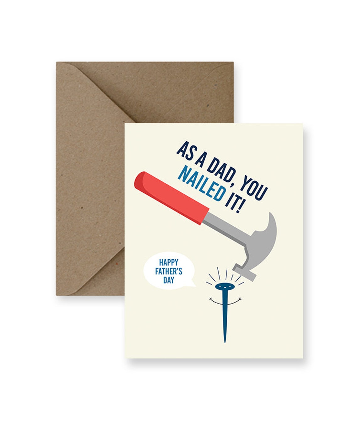 Funny Father's Day Card Cool Card for Father's Day Pun - Etsy