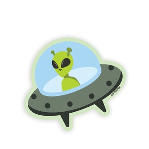 Naklejki Obcy | Naklejki Kosmiczne dla Przyjaciół Naklejki Obcy dla Niego Naklejki UFO dla Niej Naklejki Pozaziemskie Naklejki dla Kosmicznych Obcych