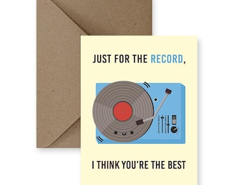 Solo per la cronaca / Biglietto di San Valentino carino, biglietto di San Valentino divertente, biglietto d'amore carino, biglietto d'amore divertente, biglietto per il fidanzato, biglietto per la fidanzata