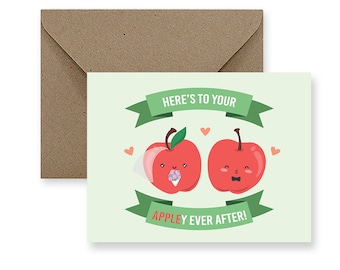 Biglietto di matrimonio divertente, biglietto di matrimonio carino, biglietto di matrimonio divertente, biglietto di matrimonio carino, biglietto per il matrimonio, congratulazioni per aver fatto il nodo