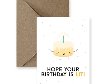 Biglietto di compleanno divertente per un amico Biglietto di compleanno divertente per lui Biglietto di compleanno carino per lei Biglietto di compleanno carino per fidanzato Biglietto fatto a mano