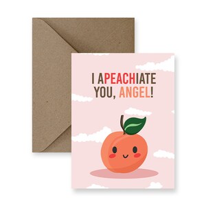 Biglietto d'amore carino personalizzato per un'amica Biglietti d'amore per loro Biglietto d'amore con giochi di parole per lei Biglietti d'amore Biglietto divertente per la fidanzata / Ti amo!