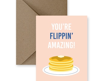 Biglietto di amicizia carino, biglietto di amicizia divertente, biglietto semplicemente perché, biglietto per ogni occasione, biglietto umoristico, biglietto per amico/Stai lanciando incredibili