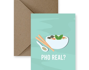 Funny Friendship Card, Cute Friendship Card, Just Because Card, Any Occasion Card, Humour Card, Card for Friend | Pho Real?