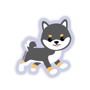 Shiba Inu Sticker | Cute Dog Sticker Puppy Sticker Gifts for Dog Owners Cute Gifts for Friends Stickers for Friends Gifts for Pet Owners