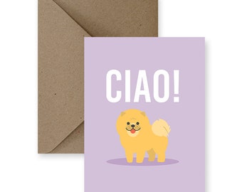 Ciao Chow Chow Card | Dog Lover Greetings