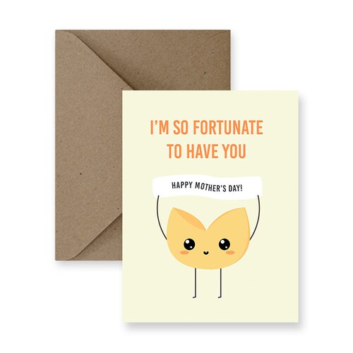 Funny Mother's Day Card Cute Card for Mother's Day Pun - Etsy