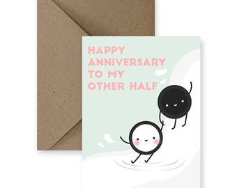 Funny Anniversary Card For Husband, Boyfriend, or Girlfriend