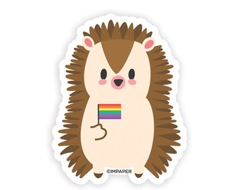 Hedgehog Pride Sticker | LGBTQ+ Decal
