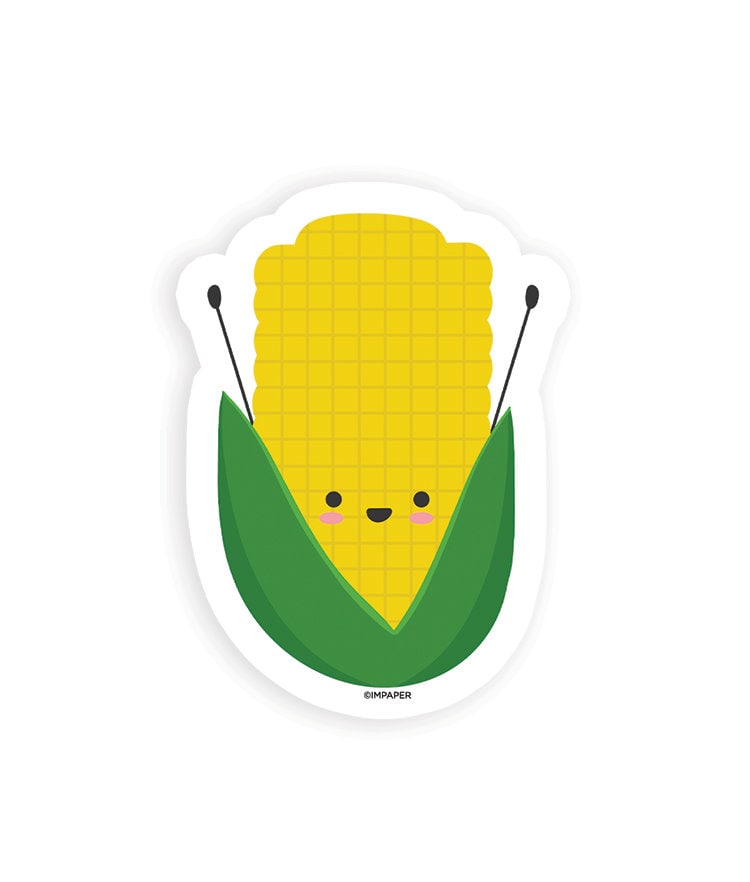 Pun Corn Sticker | Weatherproof, Laptop, Water Bottle - Etsy