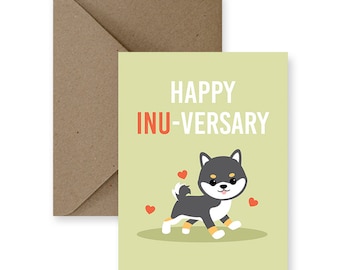 Funny Anniversary Card For Husband Funny Anniversary Card for Boyfriend Funny Anniversary Card For Girlfriend Anniversary Gift for Dog Lover