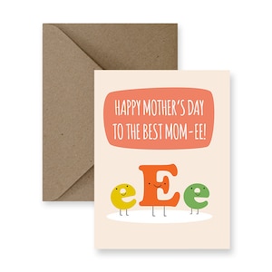 Linda tarjeta del día de la madre tarjeta divertida para la tarjeta de juego del día de la madre para la tarjeta del día de la madre tarjeta hecha a mano tarjeta divertida para mamá madres día tarjeta
