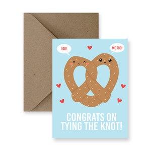 Funny Wedding Card, Cute Wedding Card, Funny Marriage Card, Cute Marriage Card, Card for Wedding, Congrats on Tying the Knot