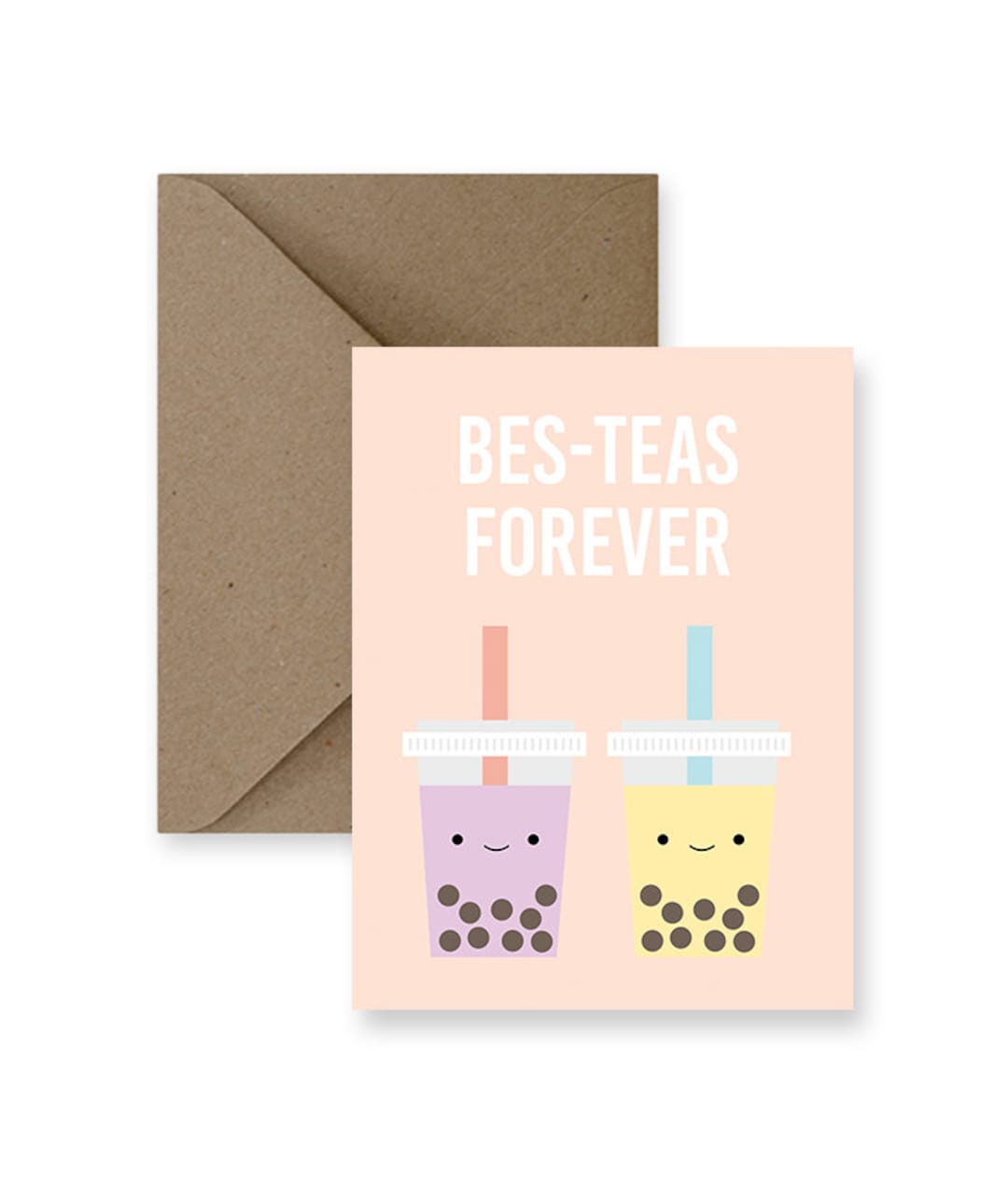 Cute Best Teas Forever Card, Funny Friendship Greetings - Etsy
