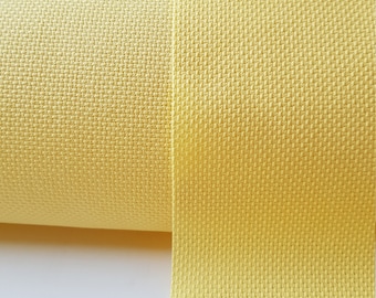 Tela para punto de cruz Aida Canvas, 100 % algodón, color amarillo, 14 ct, 16 ct y 18 ct, envío gratuito