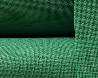 Tela para punto de cruz verde de 14ct/16ct/18ct, lienzo Aida, 100 % algodón, envío gratuito.