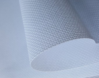 White 11ct/14ct/16ct/18ct Cross Stitch Fabric Aida Canvas 100% cotton Free P&P