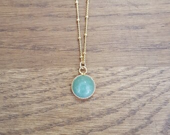 Aventurine pendant necklace