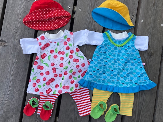 Talla de ropa 46 48 cm para munecas bebe ropa de muneca hecha a mano conjunto de verano zapatos Etsy Mexico