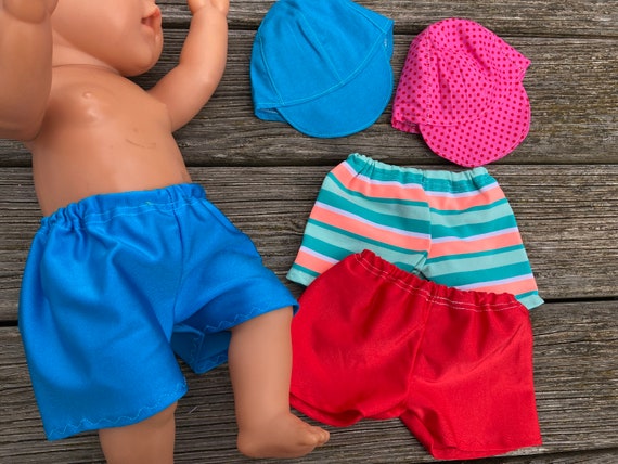 SHORT DE BAIN Ta. 40 43 cm pour nouveau ne bebe poupees ensemble de bain poupee vetements plage Etsy France