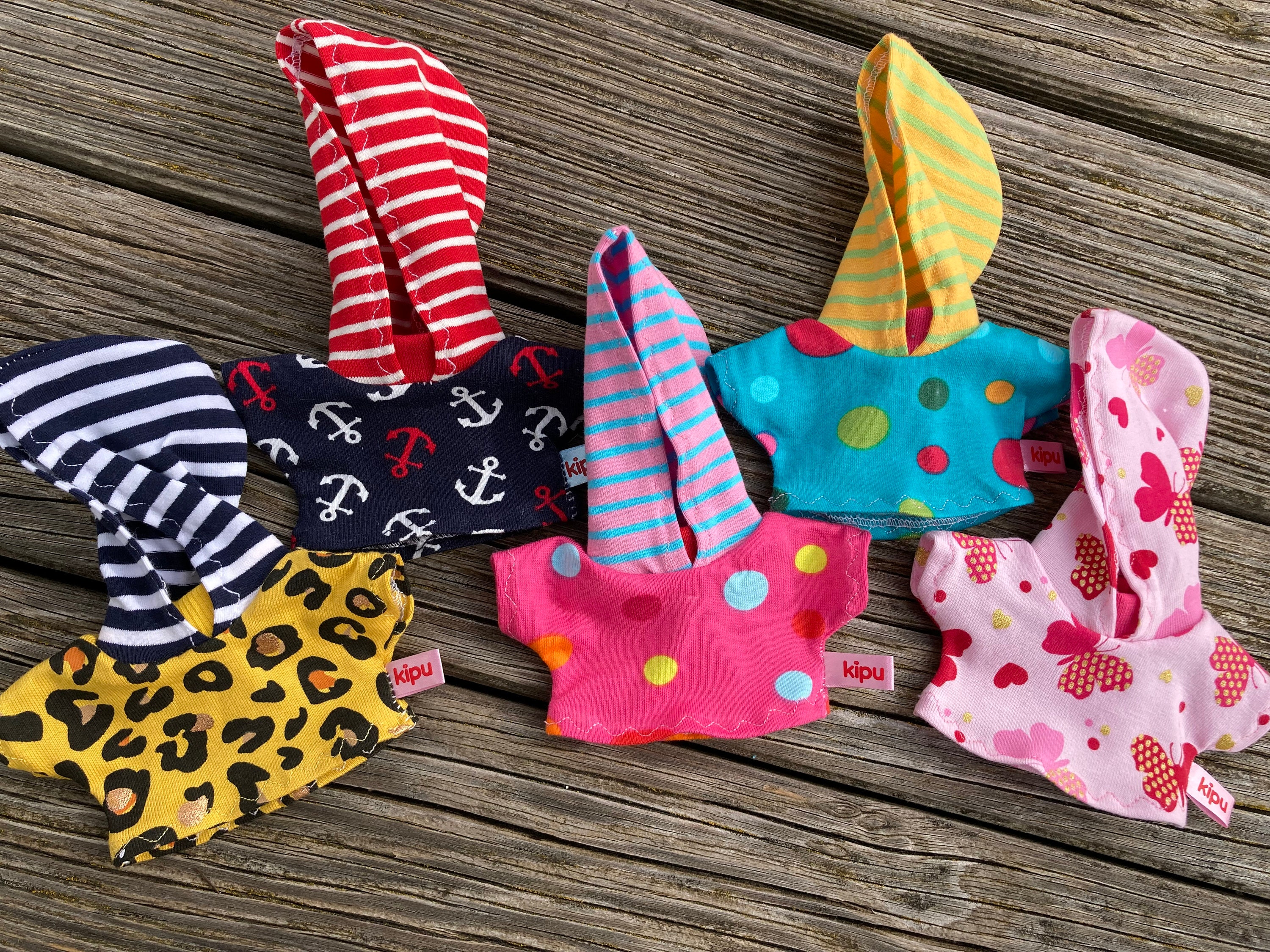 Handgemachte Puppenkleidung – 2-teilig (Kapuzenshirt + Hose), Größe 15-16 Cm, Für Plüschtiere