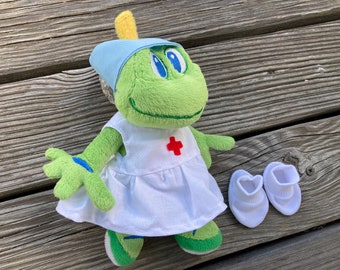 KLEIDUNG passend für Geocaching's Signal the Frog® plush Gr. 20 cm Krankenschwester Kostüm Doktor