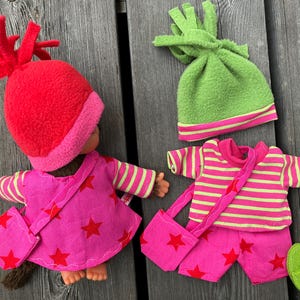 Vestiti per la taglia delle scimmie. Set invernale natalizio per vestiti per bambole STARS da 20 cm