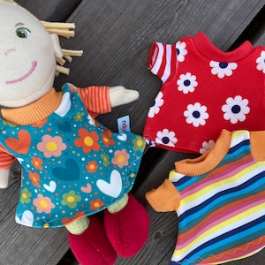 Doll clothes handmade dress size 20 cm dress for mini dolls & plush monkey cuddly toy bear