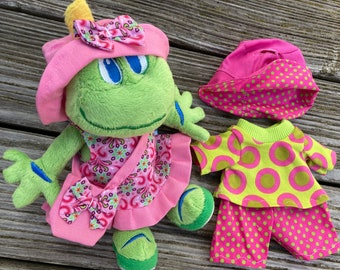 KLEIDUNG handmade passend für Geocaching's Signal the Frog® plush Gr. 20 cm  Puppenkleidung