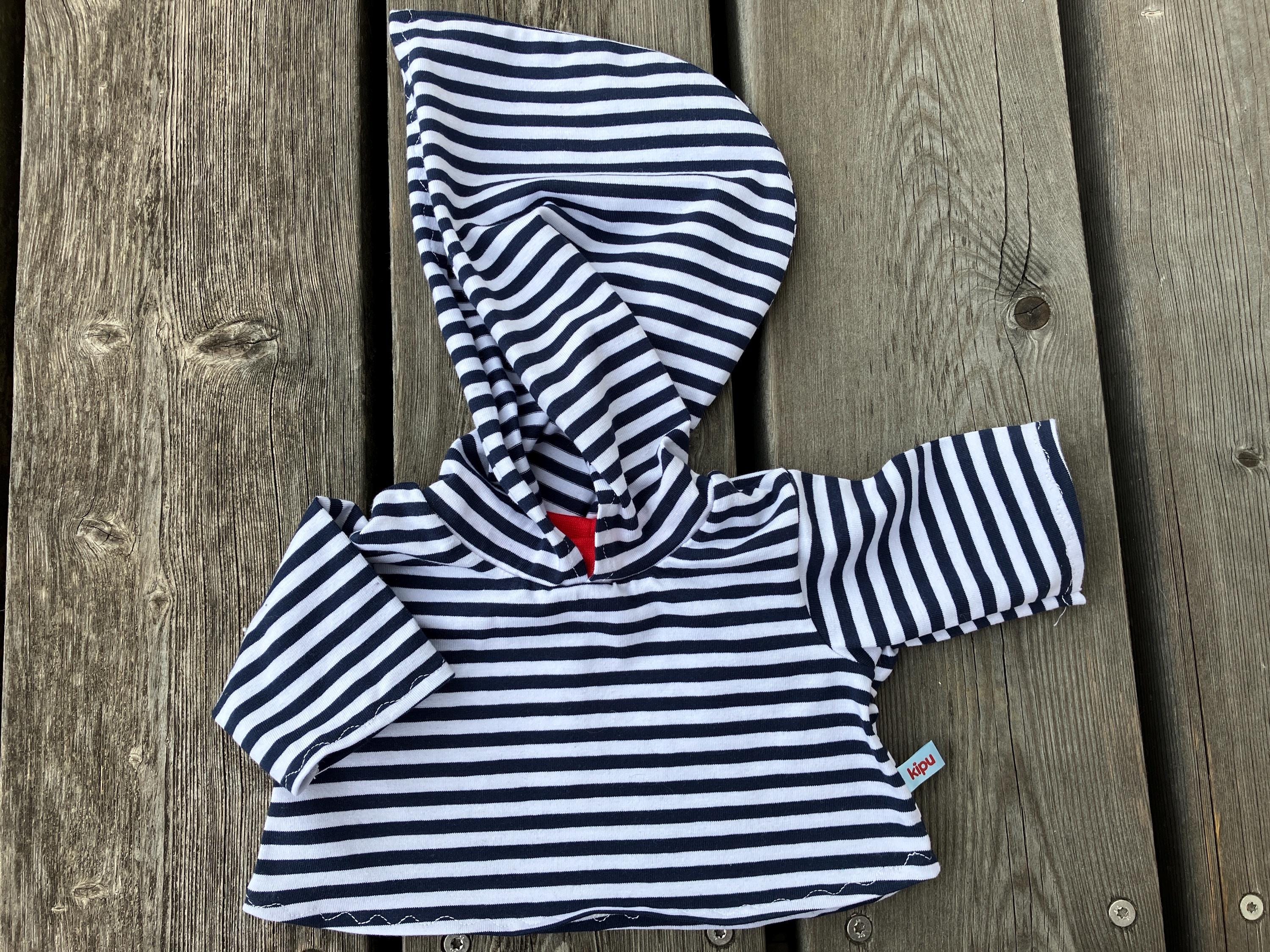 Handgemachte Puppenkleidung – 2-teilig (Kapuzenshirt + Hose), Größe 15-16 Cm, Für Plüschtiere